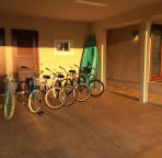 The Villa is stocked with bikes, kayaks, surfboards and more for your enjoyment.