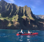 Your hosts, Chris and T. Na pali stay-cation