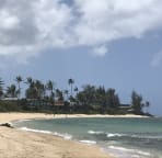 Private beach