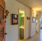 Entryway to condo