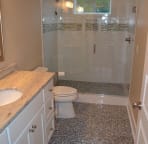 First floor master bathroom.