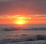 I recommend having your morning coffee with the sunrise.....