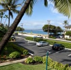 View from our condo to Kama'ole II Beach