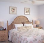 Master suite with new king-size pillow-top Jamison "Marriott" matress