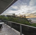 Sunset from the master bedroom balcony.