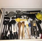 All the utensils you would find in most well stocked homes