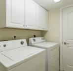 Private full size washer and dryer for guest use
