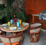 BBQ and poolside seating