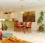 Looking back toward the kitchen/dining room table from the sleeper