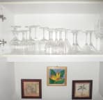 Red, White Martini and Champagne Glassware