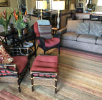 Living room with queen size sofa sleeper