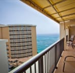 Enjoy watching the sunrise from the larger lanai, and watch the surfers below.
