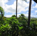 Enjoy your lush front porch view.