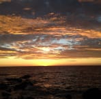 The sunsets are magnificent from the house...