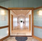 The entrance