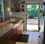 new tile counters in kitchen