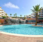 Large pool with Waterfall