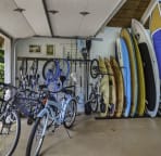Double garage is devoted to guest enjoyment!