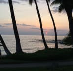 Sunset over Ulua Beach