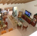 Great Room and Dining Room as seen from Master Bedroom.