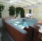 Private hot tub