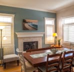 Dining room seats 8