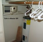 Safe in upstairs BR