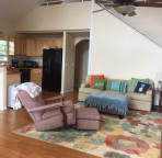 living area from entryway