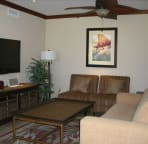 Living Room (Flat screen TV, DVD player, iPod hookup)