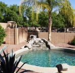 Turn on the waterfall with wireless remote