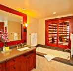 Master Bathroom (bath tub, stand-up shower room and dual vanity)