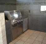 Two Gas grills