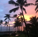 Gorgeous sunsets from the lanai