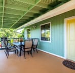 Large oversized covered deck