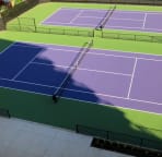 Professional tennis courts built Dec 2014; conveniently located steps away from our building