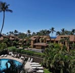 Partial ocean view from living room lanai & pool area