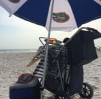 Beach cart to carry your beach stuff. We pamper our guest