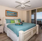Master King sizeBeautyRest mattress overlooking Gulf of Mexico