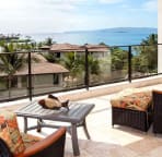 Private oceanview deck, 3rd floor villa - sample villa