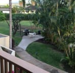Twin BBQ Grills located just outside our unit