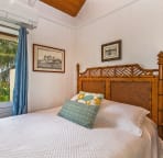 West oceanview Queen bedroom with full ensuite