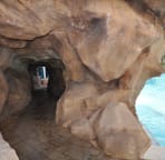 Walk through cave