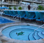 new comfy cabanas and inviting spa
