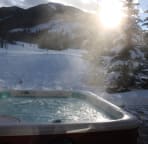 Private Hot Tub with Mountain Views.
