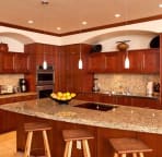 Fully equipped luxury kitchen - sample villa