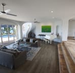 Living room faces west for sunsets