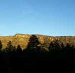 View of the Mogollon Rim from the deck