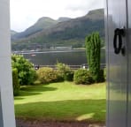 View through front door