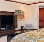 Master bedroom flat screen TV