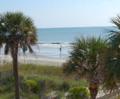 Far view of beach